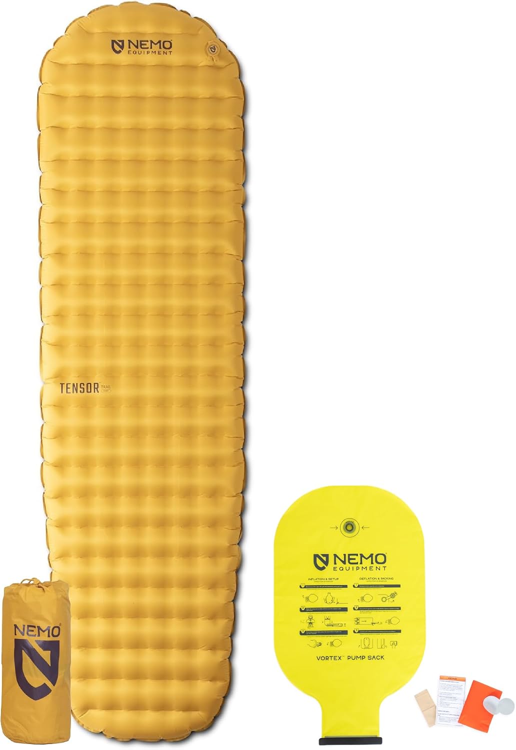 NEMO Equipment Tensor Trail Sleeping Pad - Mango/Huckleberry - Reg Wide