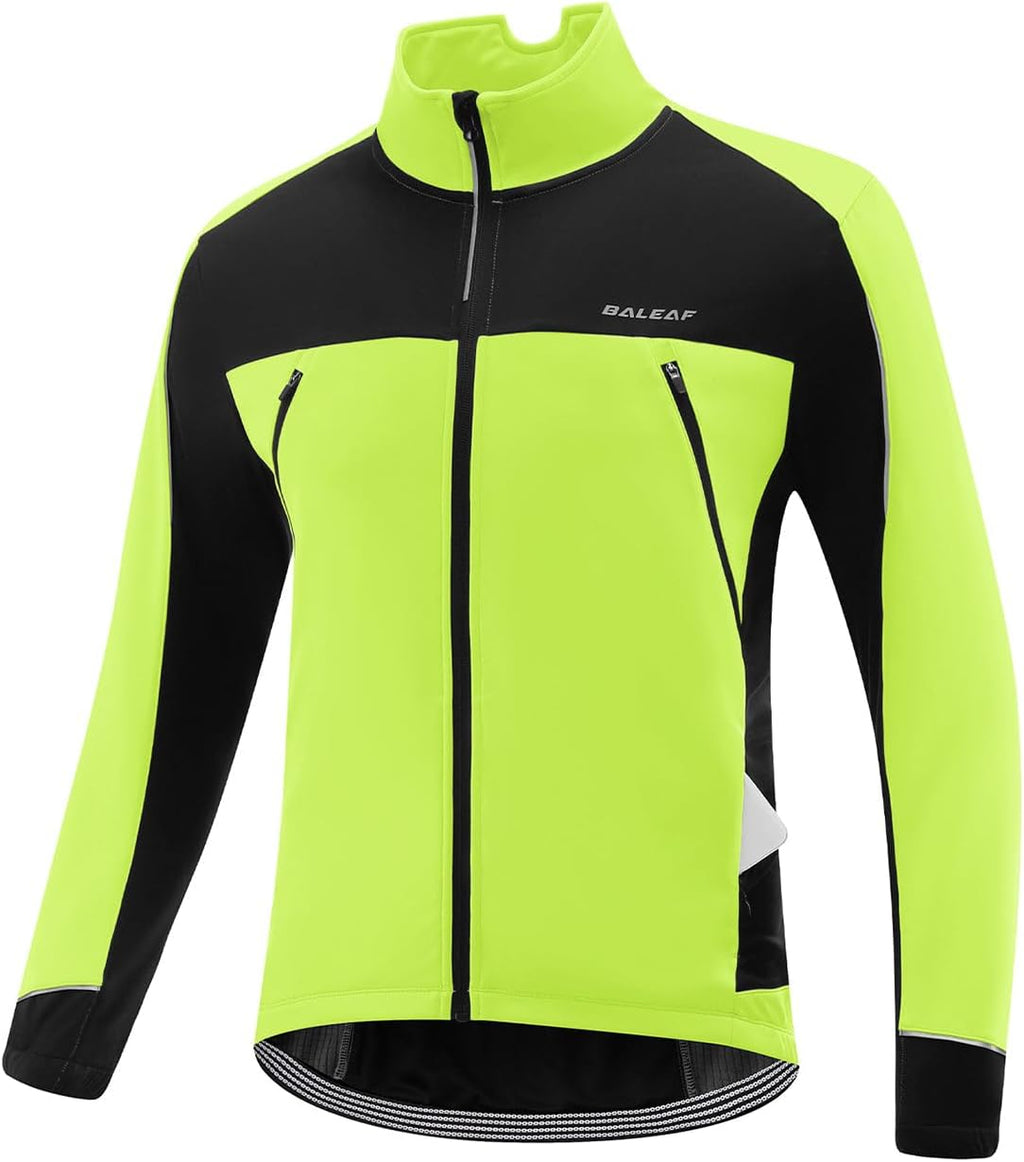 baleaf Men's Cycling Winter Jacket Windproof Softshell Thermal Warm Pockets