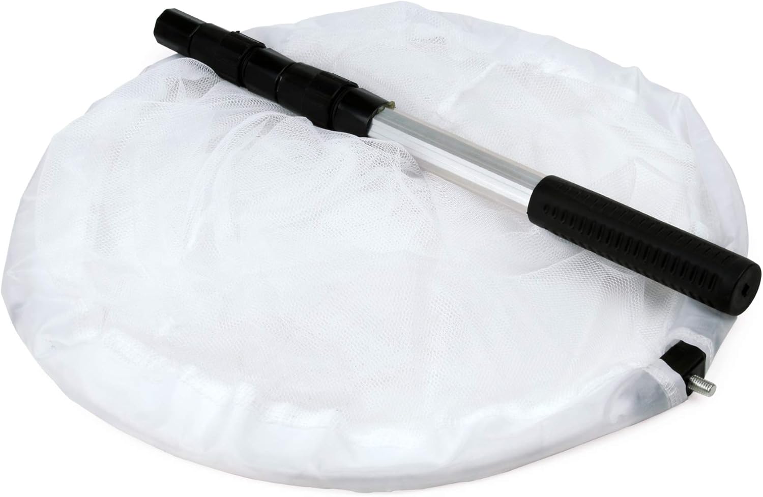 Insect and Butterfly Net with 12" Ring, 24" Net Depth, Handle Extends to 36 Inches
