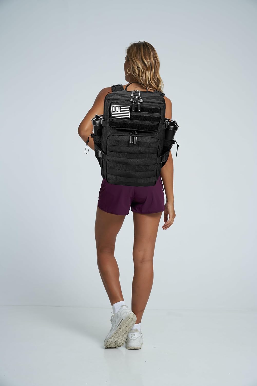 LHI Tactical Military Backpack for Men and Women 25L/35L Army Assault Pack Bag Small Rucksack with Bottle Holder