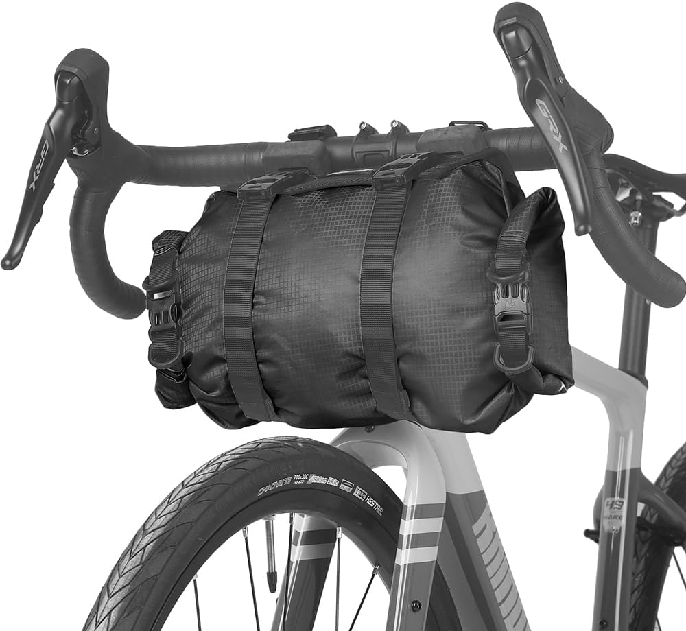 Rhinowalk Waterproof Bike Handlebar Dry Bag 12L, Roll-Top (Type 9400)
