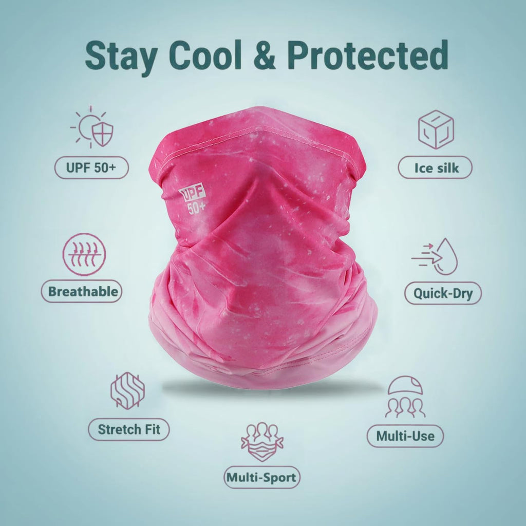 Cooling Neck Gaiter, UPF 50+ UV Protection Face Cover