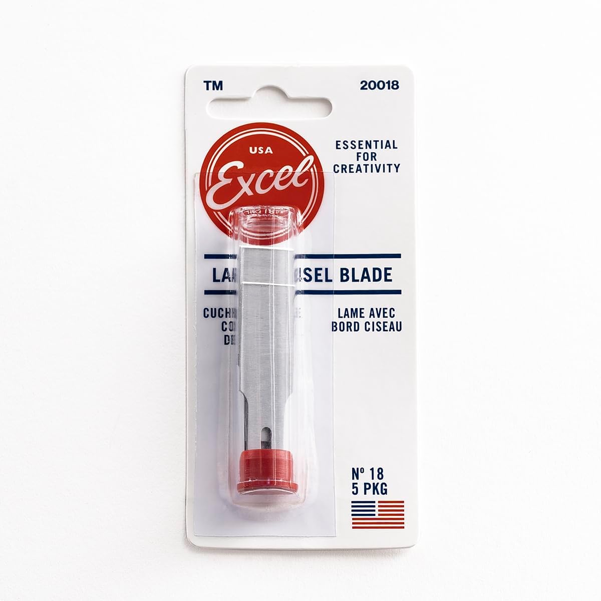 Excel Blades #18 100-Pack Wood Chisel Blades, 1/2-Inch Carbon Steel, USA