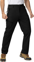 TBMPOY Mens Hiking Pants Lightweight Water Resistant Travel Outdoor Fishing