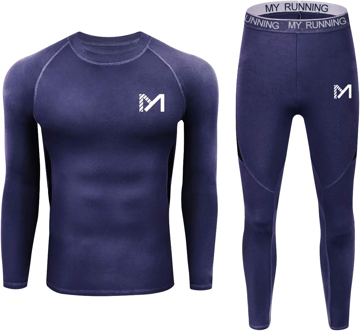 MEETYOO mens Men's Thermal Underwear Set Sport Long Johns Base Layer