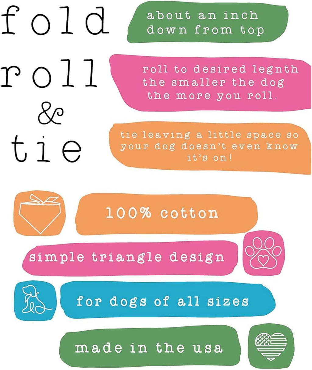 Service Dog Dog Bandana | 100% Cotton Tie Dye Triangle |Service Dog | Working Animal | Assistance | One Size | Black Scrunch (307)