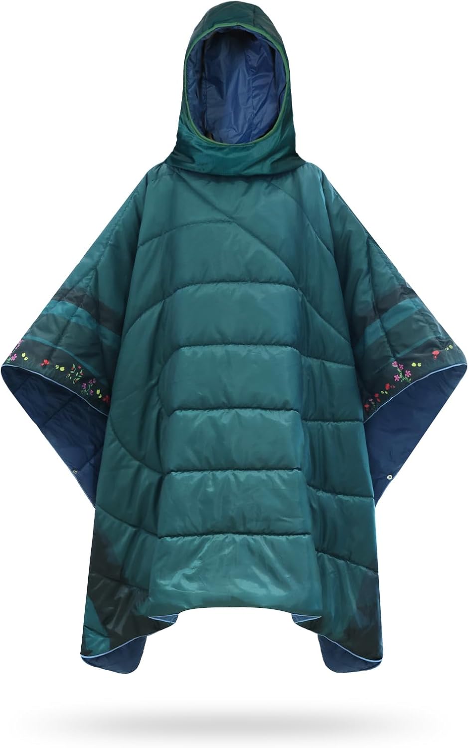 Poncho Blanket Outdoor Wearable Camping Blanket Hoodie Waterproof