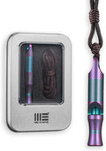 WeKnife Titanium Emergency Whistle Survival Loud, with Paracord
