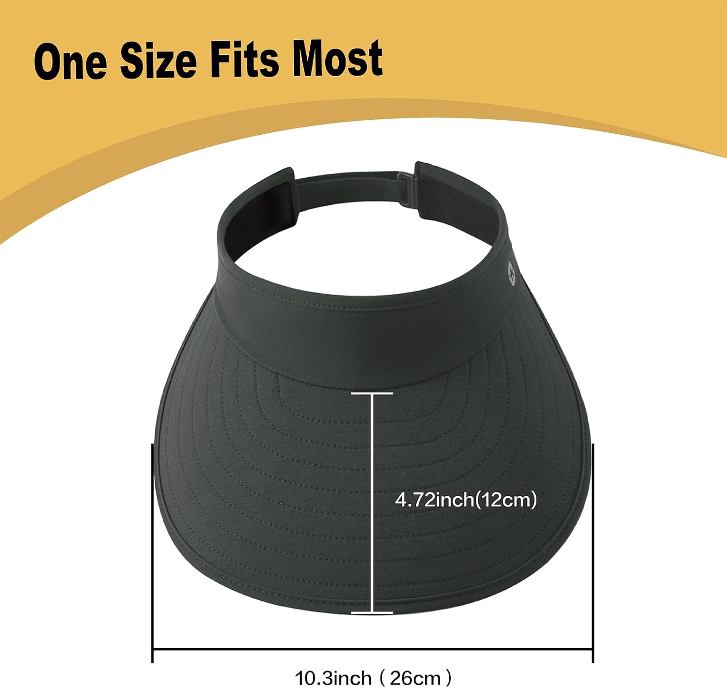 WANDER Sun Visor Hat Wide Brim Packable Large Beach Cap for Women