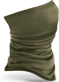 Merino Wool Neck Gaiter - 100% Merino Wool Mask, Breathable Quick-Dry Warmer for Skiing, Hiking and Outdoor Activities