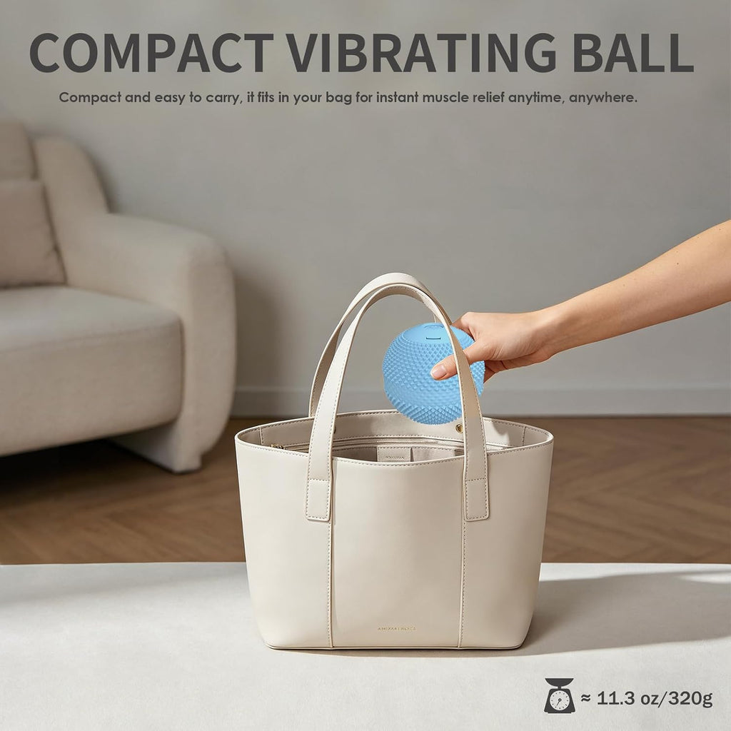 Heating Vibrating Massage Ball with 7 Modes & Memory Function