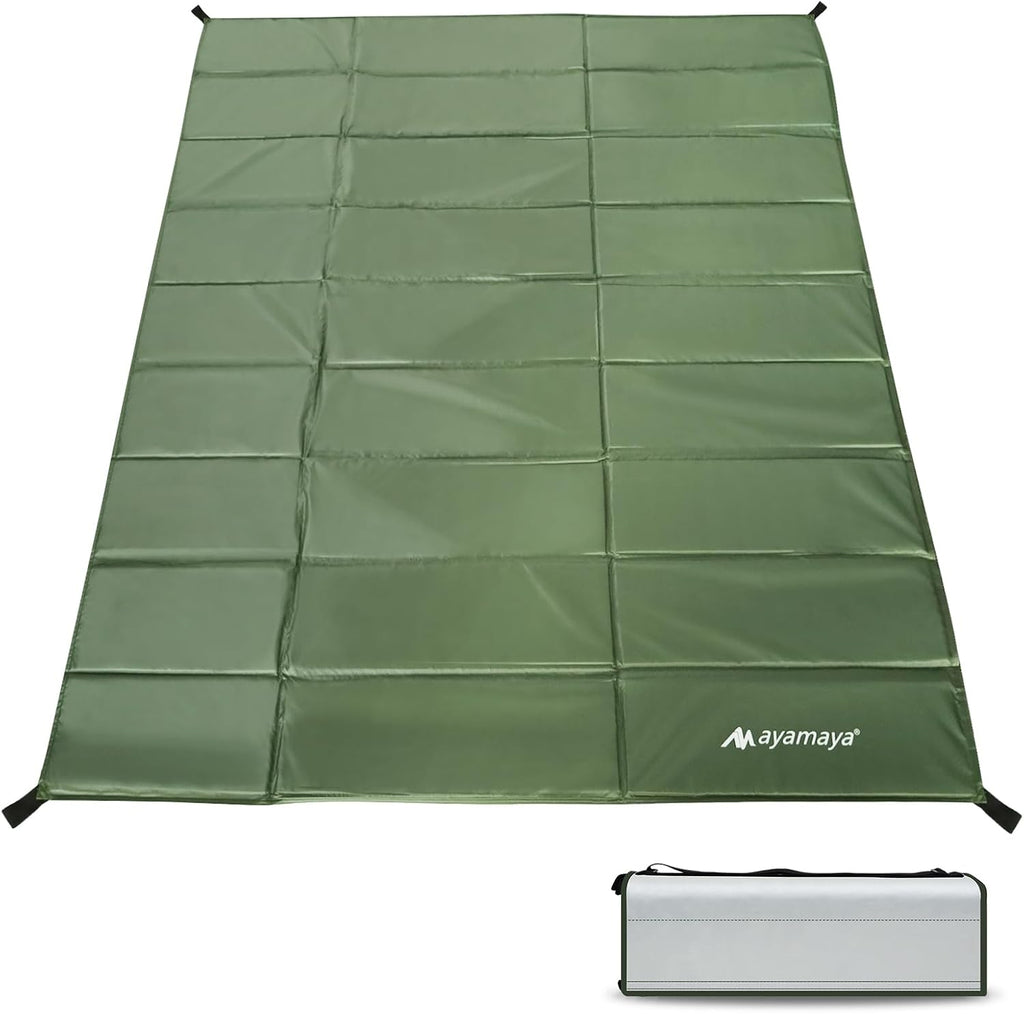 Foam Sleeping Pad for Camping - AYAMAYA Foldable Camping Mattress for 1/2/3/4/5/6 Person, Extra Thick Waterproof Tent Footprint Inner Camping Mat for Outdoor Backpacking Hiking Picnic Camping