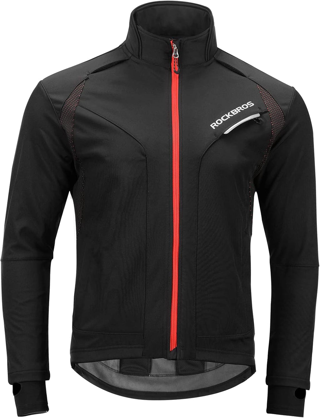 ROCKBROS Cycling Jackets for Men Thermal Windproof Cold Weather MTB Hiking