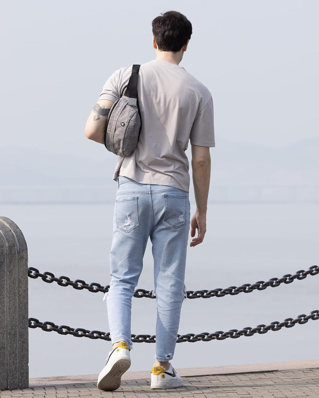 WATERFLY Fanny Pack Waist Bag: Large Crossbody Fannie Bum Belt Bag Hip Phanny Pack for Men Women Outdoor Sport Hiking Traveling Walking
