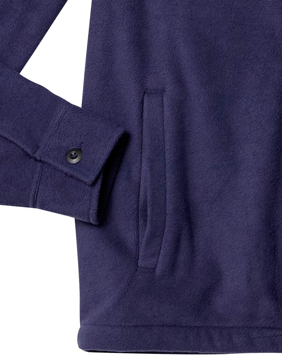Amazon Essentials Men's Long-Sleeve Polar Fleece Shirt Jacket for Winter, Jackets