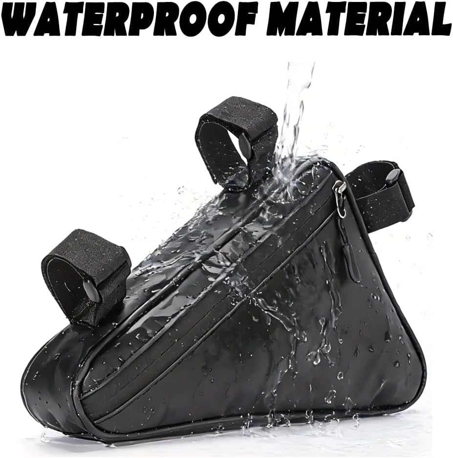 ITSCOOL Bike Frame Storage Bag Waterproof Bicycles Triangle Pouch Top Tube Bike Bag Tool Accessories for Mountain Road Bike MTB