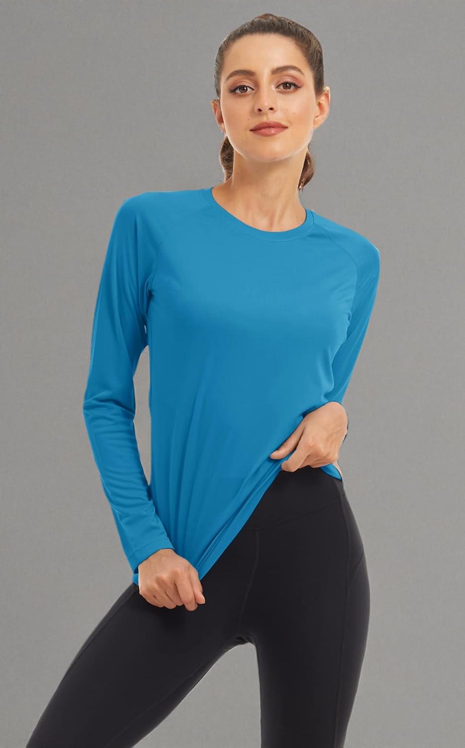 MAGCOMSEN Women's Long Sleeve Shirts UPF 50+ Sun Protection Shirts for Hiking Fishing Workout Rash Guard