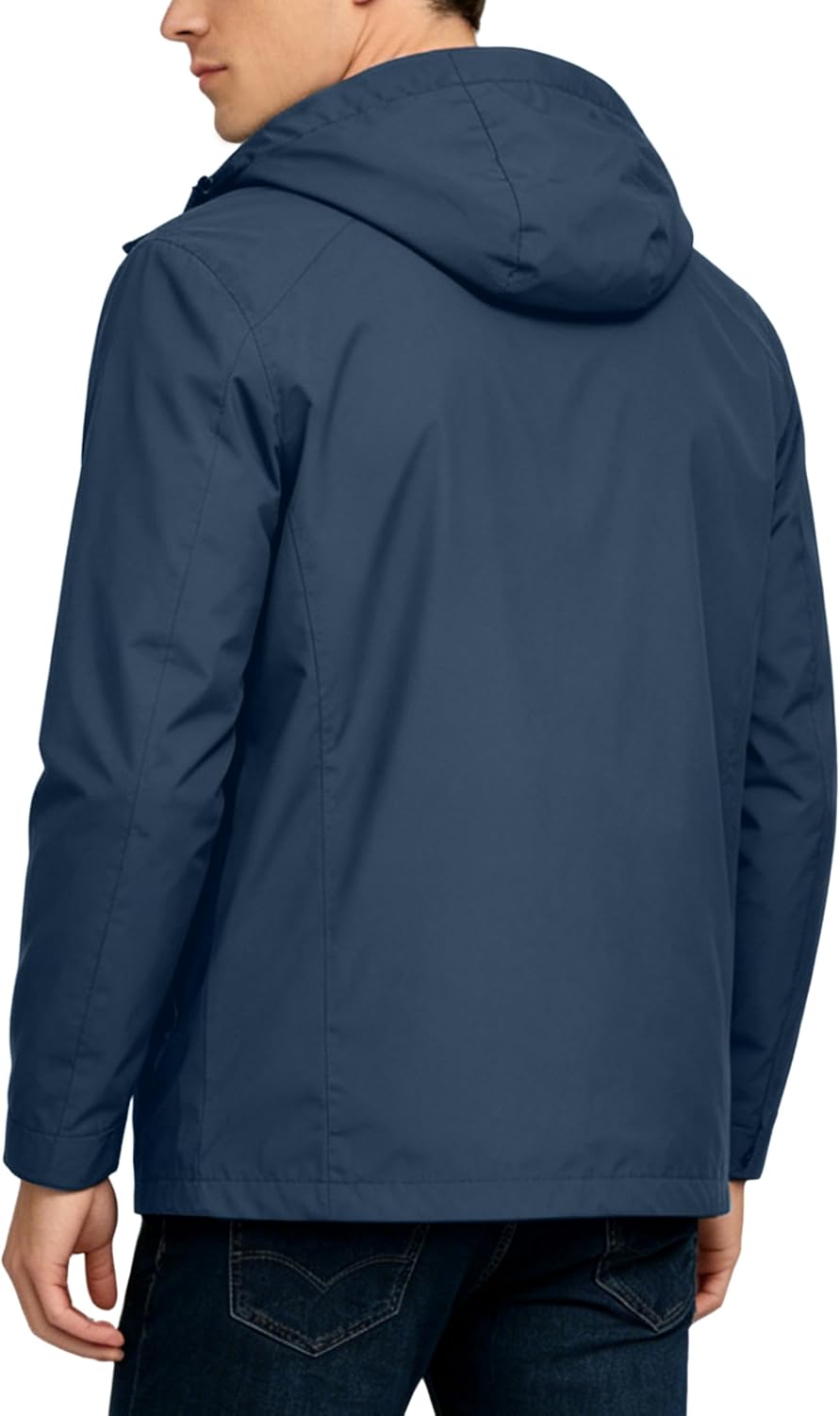 Little Donkey Andy Men's Waterproof Rain Jacket Outdoor Raincoat for Hiking