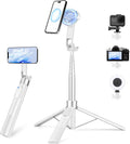 70" Magnetic Tripod for iPhone Magsafe, Extendable Selfie Stick Tripod