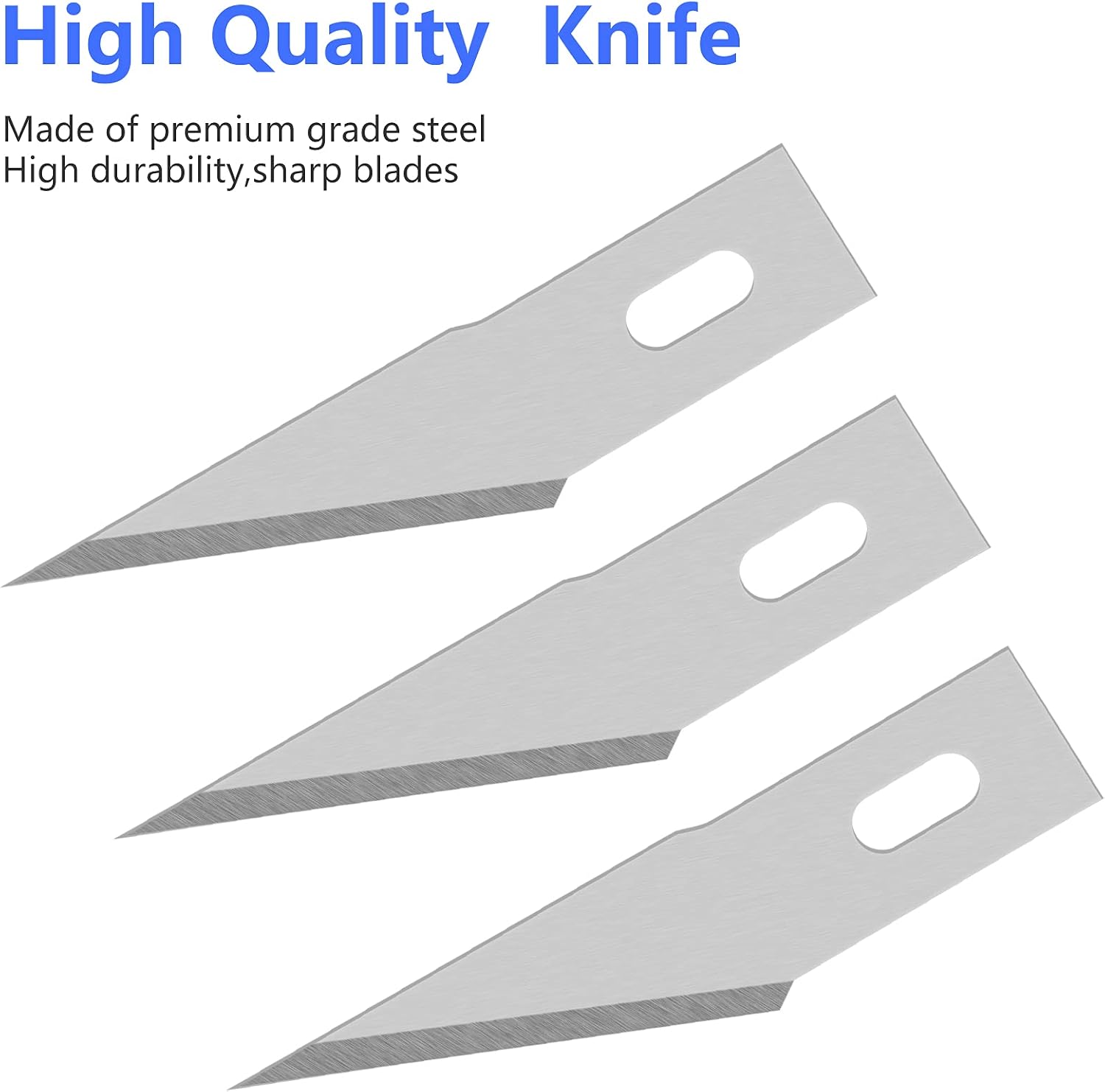 JETMORE 100 Pack Exacto Knife Blades #2, Craft Knife Blades for Art