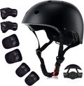 Kids Bike Helmet Set, CPSC Certified with Knee Pads Elbow Pads Wrist Guards,Adjustable Helmet for Ages 3-5-8-15 Toddler Kids&Youth,Bicycle Skateboarding…