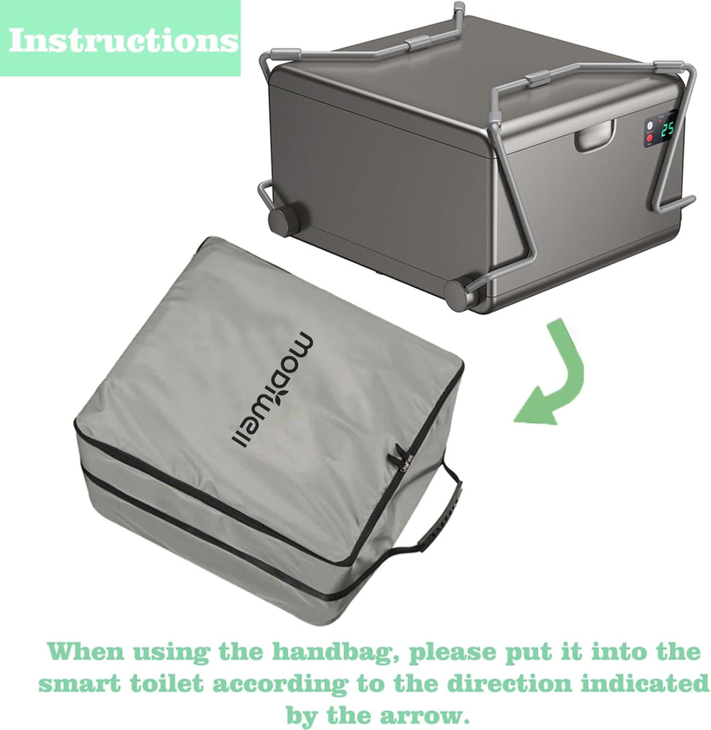 LE-310 Dry Flush Toilet Carrying Bag with Waterproof Cover