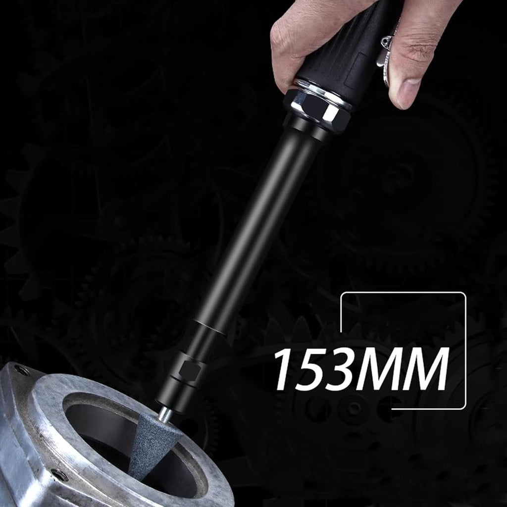 Extra Long Extension 1/4" and 1/8" Straight Air Die Grinder, High Speed Extended Long Shaft Air Die Grinder Tool