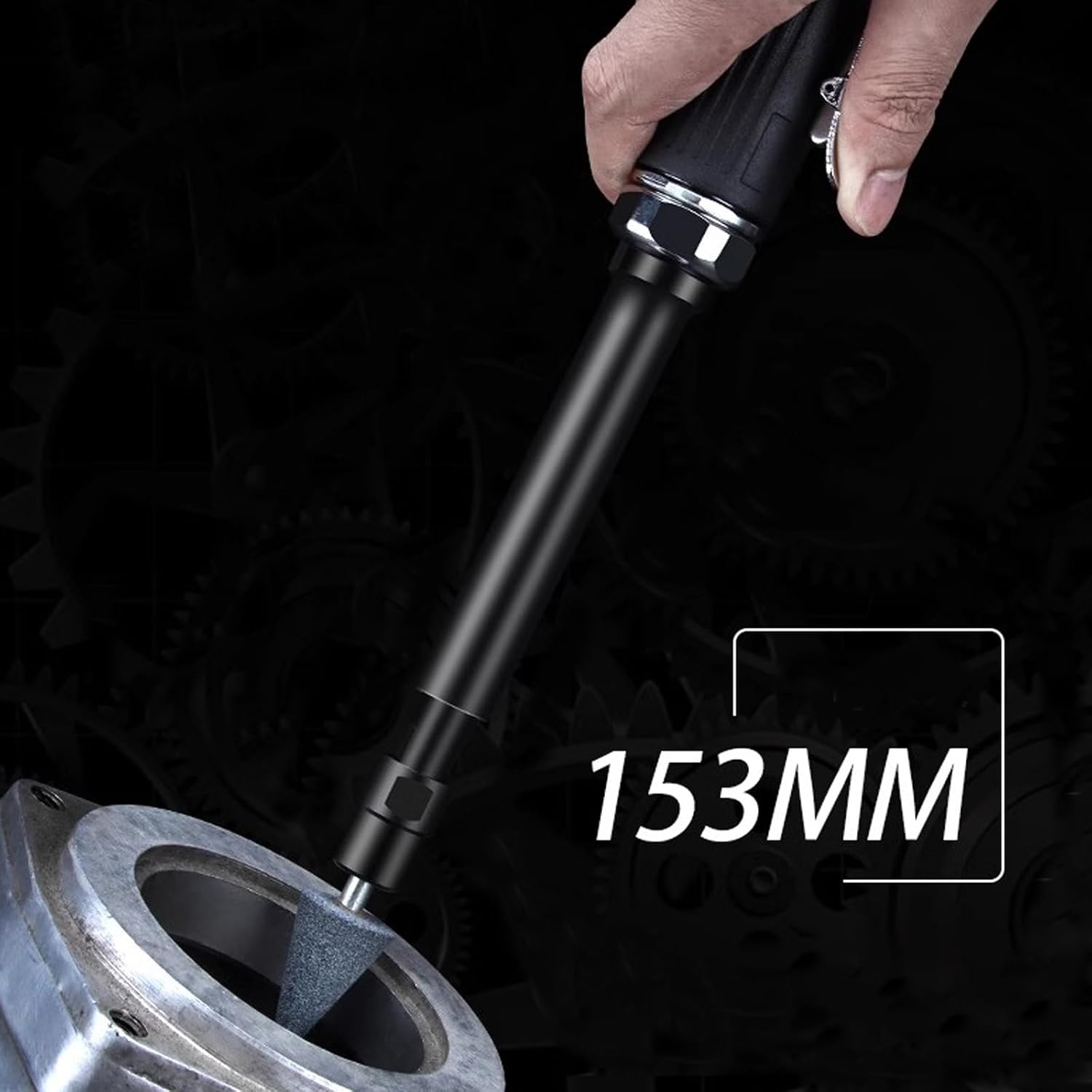 Extra Long Extension 1/4" and 1/8" Straight Air Die Grinder, High Speed Extended Long Shaft Air Die Grinder Tool