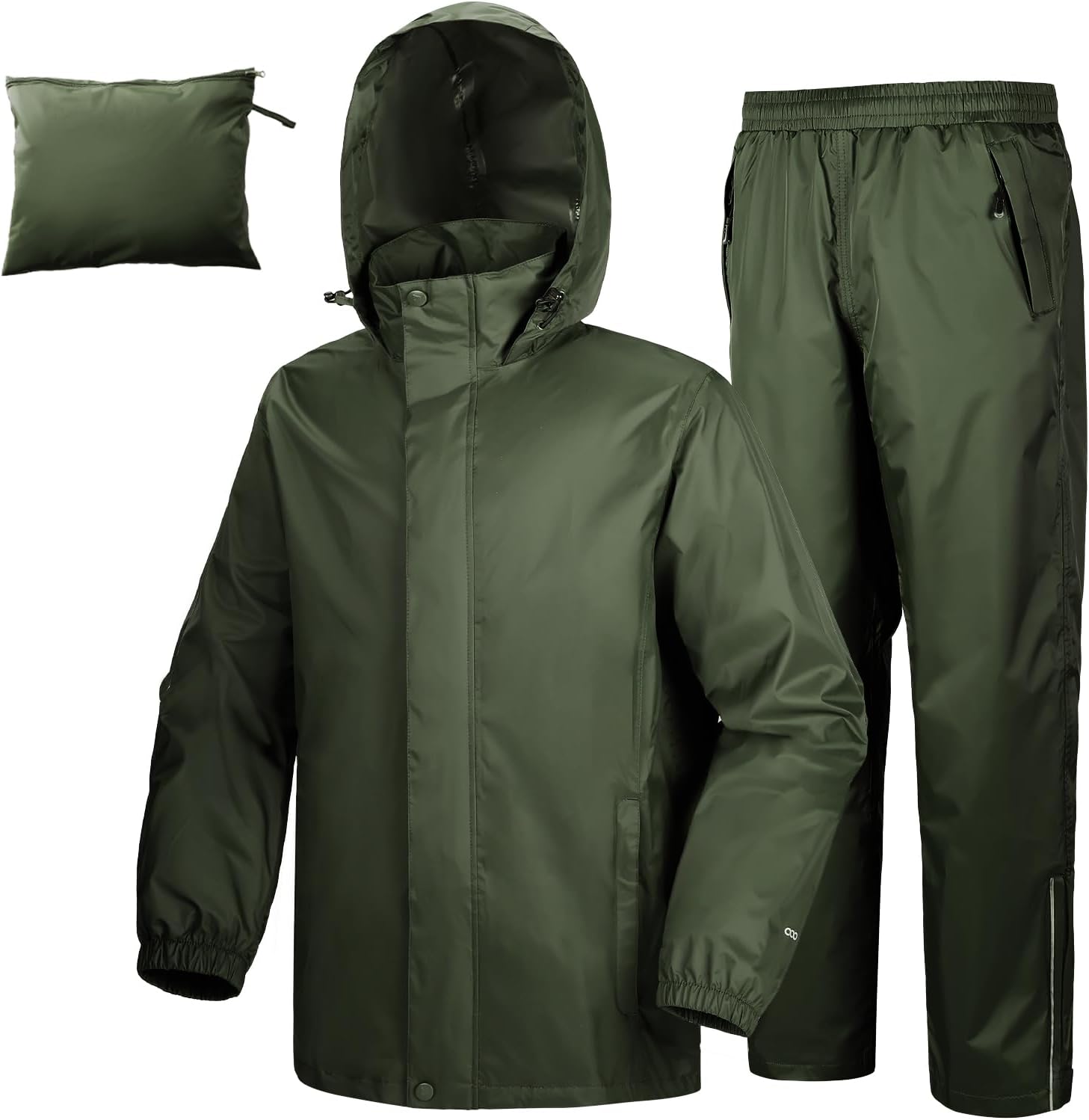 33,000ft Men's Rain Suit Packable Waterproof Packable Rain Gear