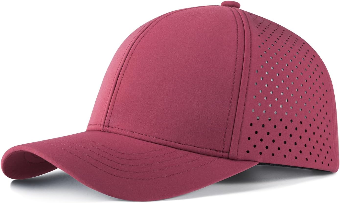 VOBOOM Men Laser Mesh Ball Cap Snapback Baseball Cap