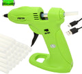 FEITA Cordless USB Rechargeable 2650mAh Mini Wireless Hot Melt Glue Gun Kit - With 30pcs Glue Sticks for Crafts, Arts, Home DIY Repairs