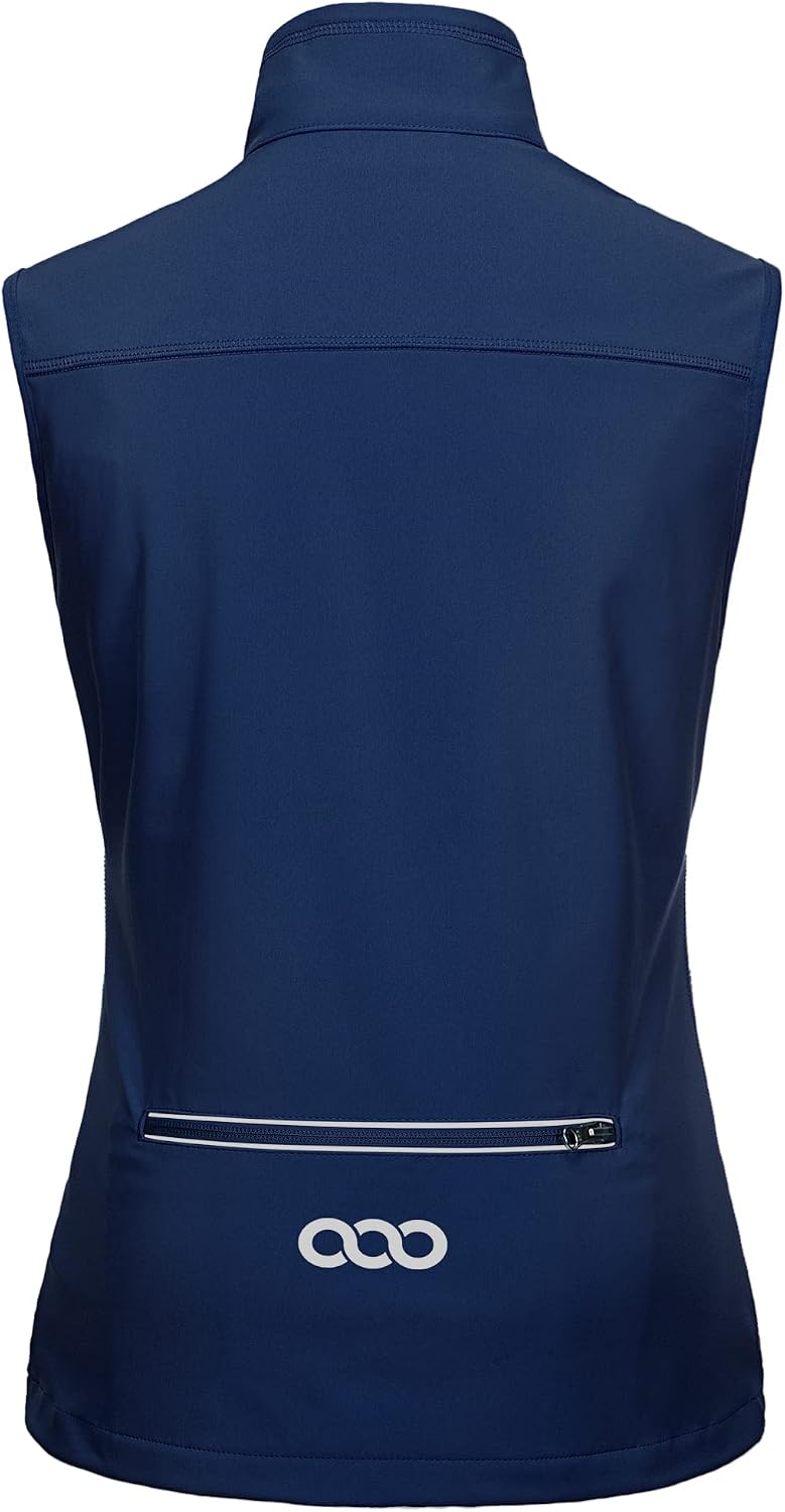 33,000ft Women's Lightweight Running Vest with 6 Pockets for Travel Golf