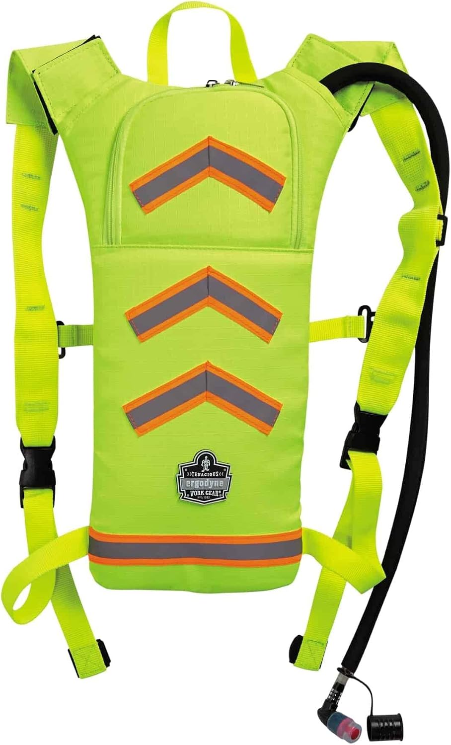 Ergodyne Chill-Its 5155HV High Visbility Low Profile Hydration Pack, 2 ltr, Lime