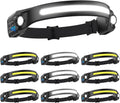 ZioeYiue Headlamp Rechargeable 10P, 230°Wide Beam LED Head Lamp for Adults