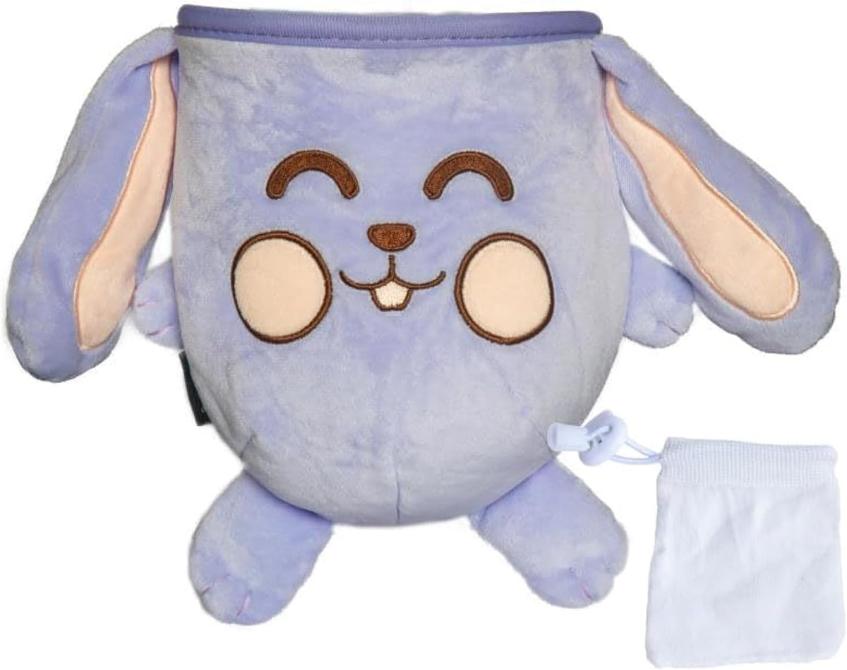 Chalk Bag for Rock Climbing - Bouldering Chalk Bucket with Quick-Clip Belt, Zipper Pocket and Brush Holder (Rabbit)