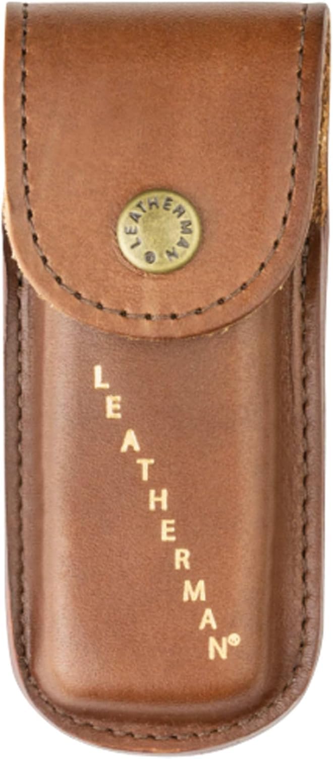 LEATHERMAN Premium Heritage Snap Sheath for Multi-Tools, Black, Medium