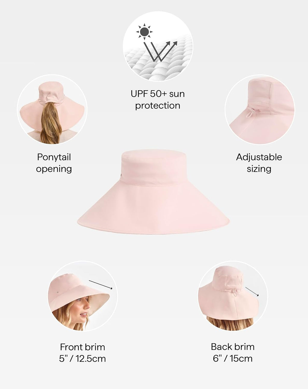 Solbari Women's Ultra Wide Brim Hat UPF 50+