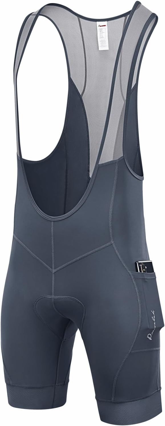 Przewalski Men’s 3D Padded Cycling Bib Shorts Bicycle Biking Bib Tights