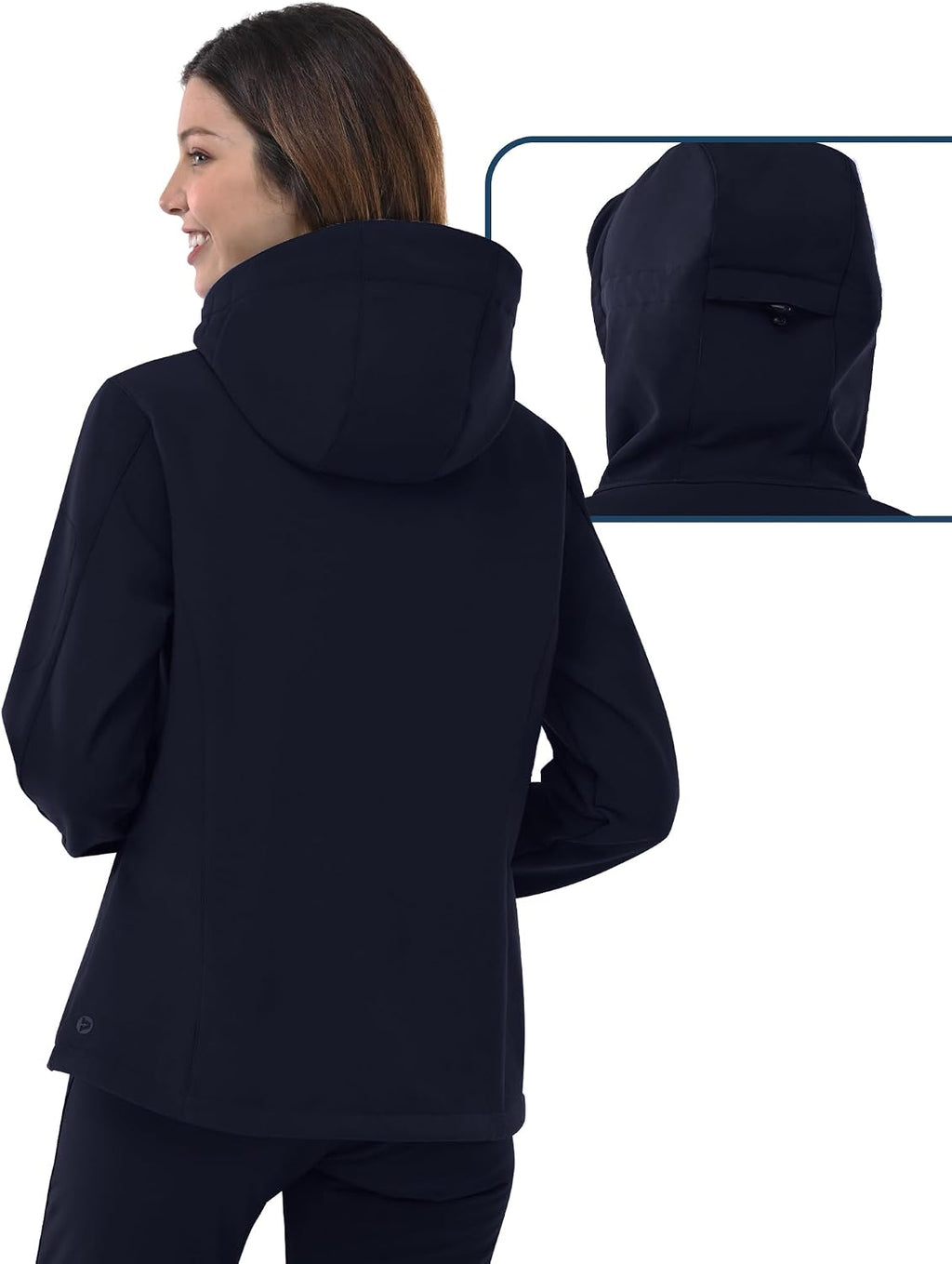 Outdoor Ventures Women's Softshell Jacket Fleece Lined Waterproof Rain Coat