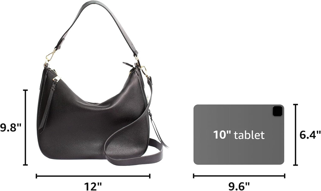 Meliae Camera Bag for Women, DSLR Mirrorless Camera Purse, Leather Shoulder Crossbody Hobo Travel Tote