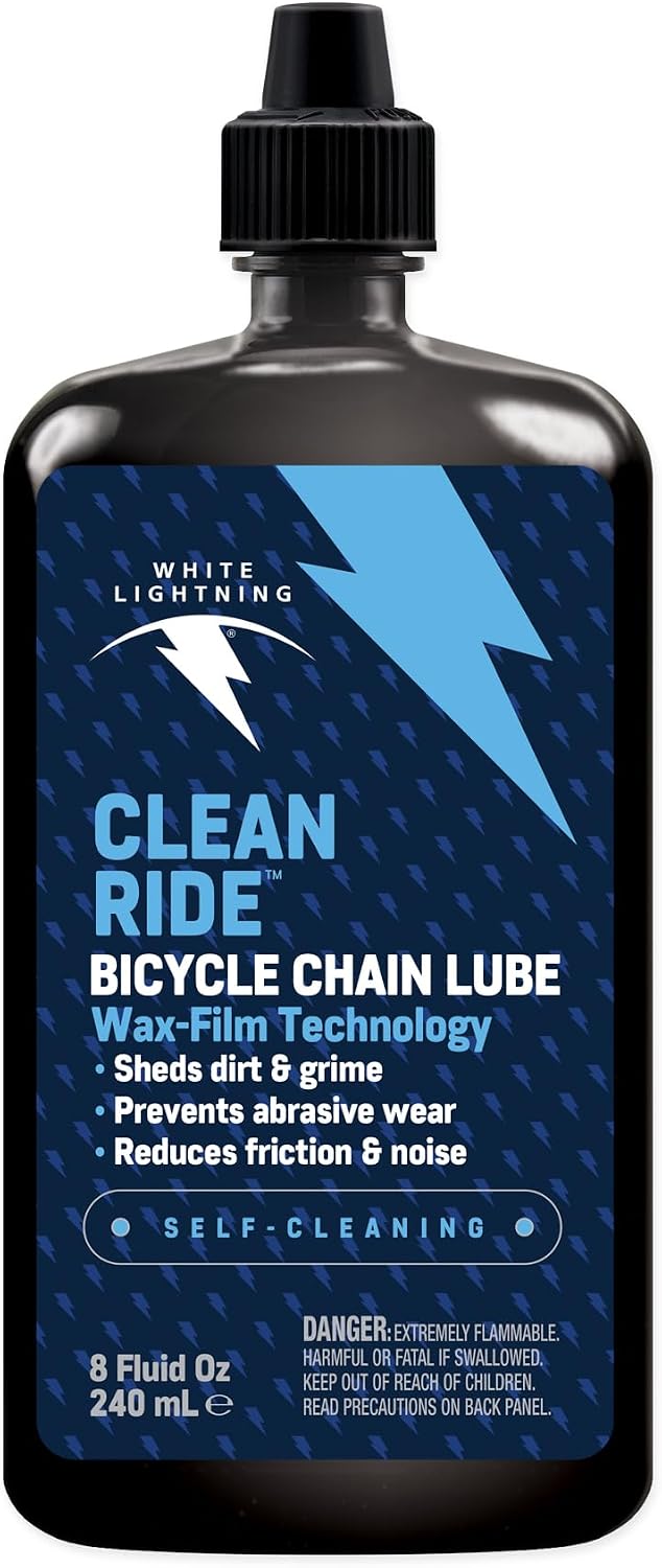 White Lightning Clean Ride Self-Cleaning Wax Chain Lubricant 32 fl oz