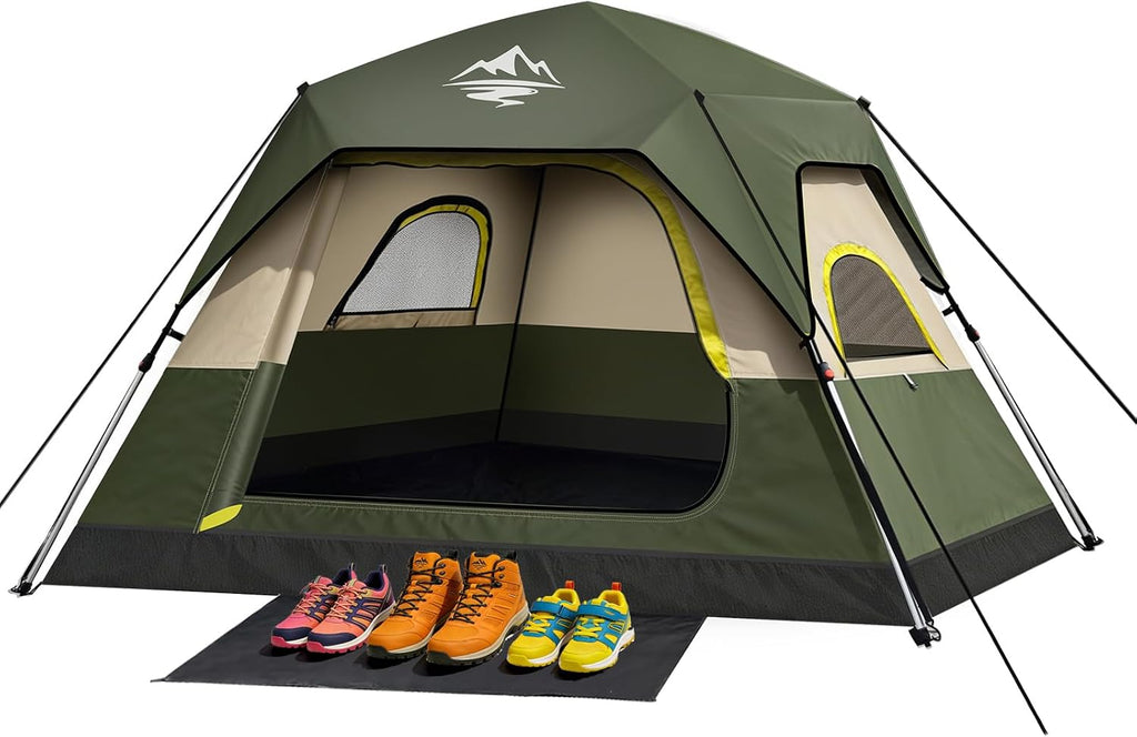 Camping Tent 2/3/4 Person Instant Pop Up Tents for Camping