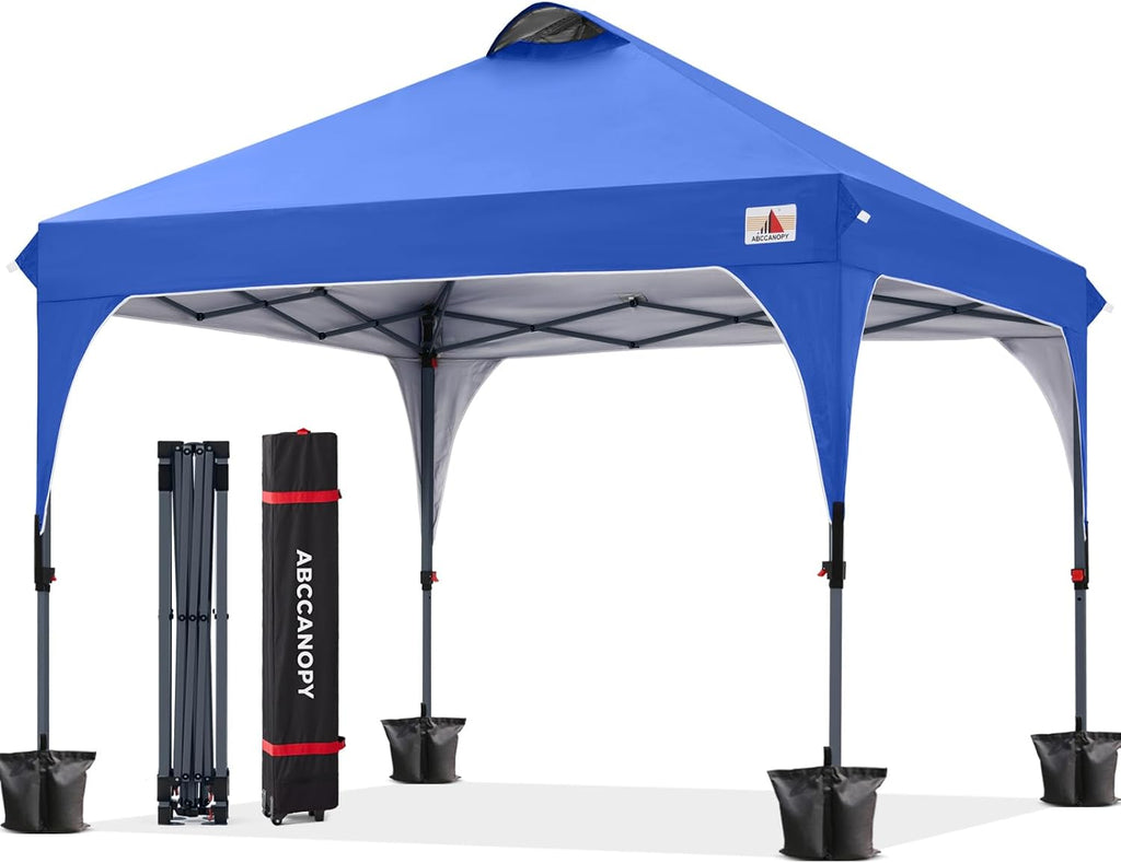 ABCCANOPY 10x10 Pop up Canopy Tent Instant Outdoor Shelter, Forest Green