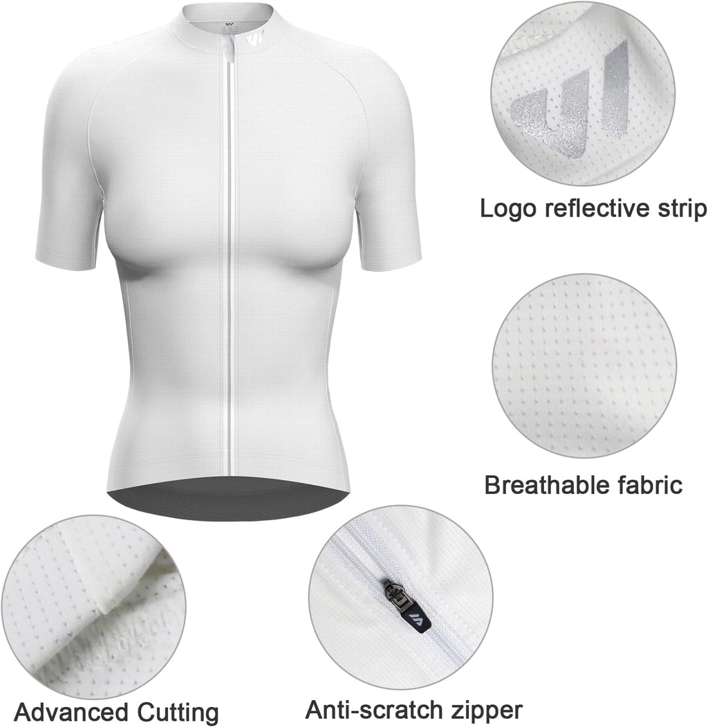 Wulibike Cycling Jersey Women Long Sleeve,Bike Shirts for Women Biking Tops Breathable Cycle Jerseys with 4 Pockets