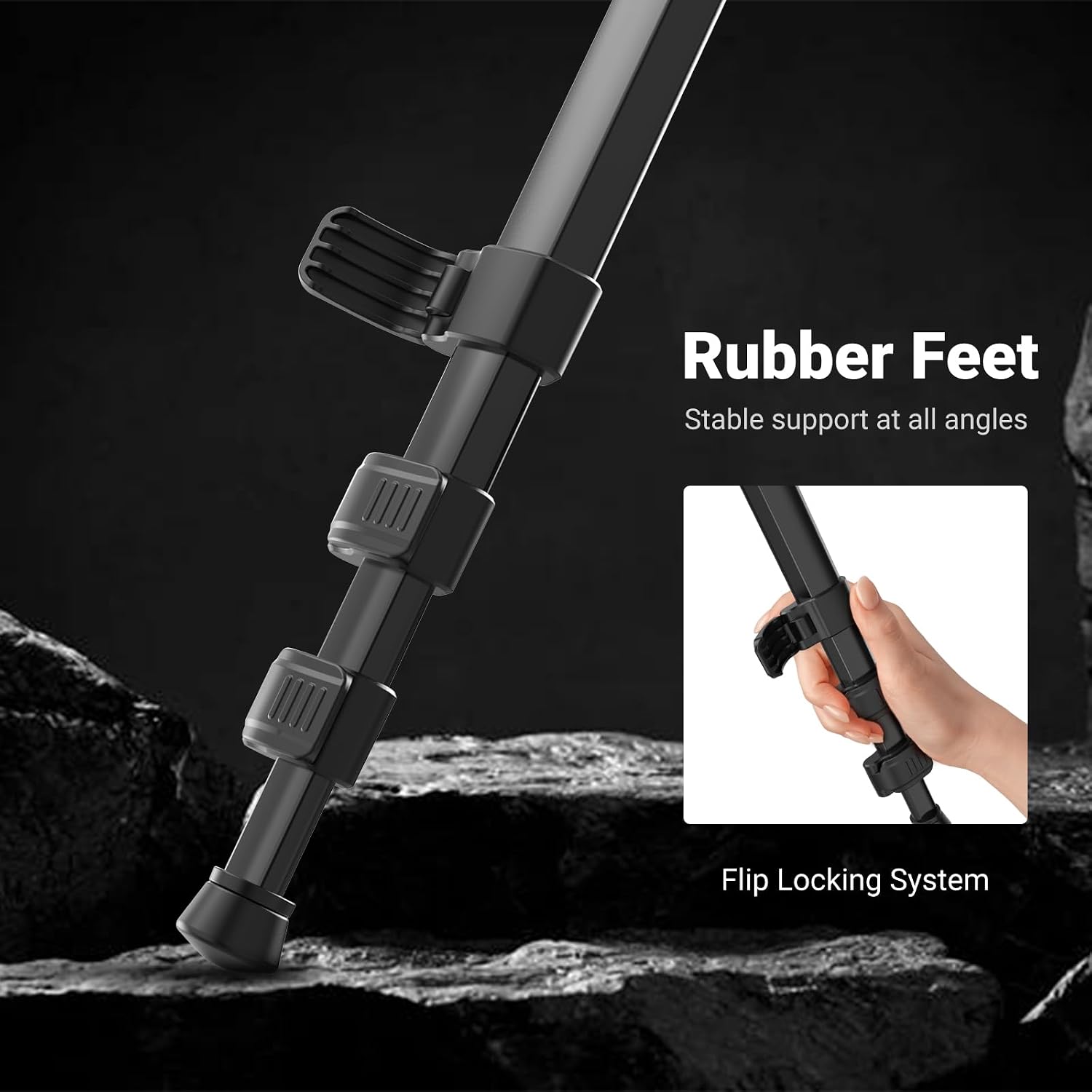 NEEWER Basics 66.5"/169 cm Travel Tripod for Camera, Lightweight Portable DSLR Stand with Ball Head, Arca Type QR Plate, Cell Phone Holder Compatible with iPhone Video Recording, Max Load 11 lb, TP12