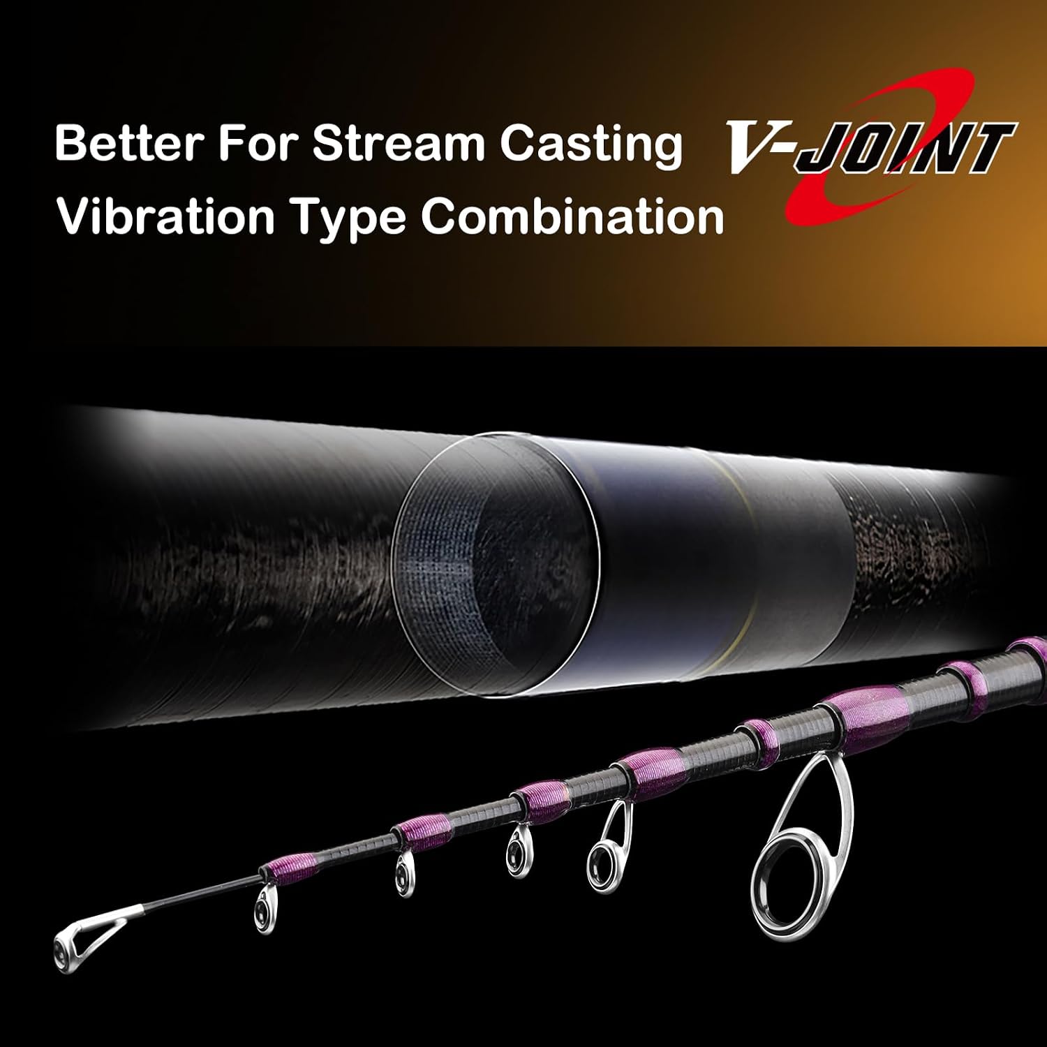 PURELURE Telescopic Fishing Rod Spinning & Casting Travel Rod Ultralight 5'