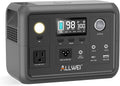 ALLWEI Portable Power Station 300W, 256Wh Solar Generator LiFePO4 Battery