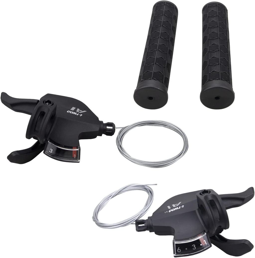 WEEROCK Bike Shifter Lever 24 Speeds 3x8 Thumb Gear Shift Lever for Mountain Bicycle