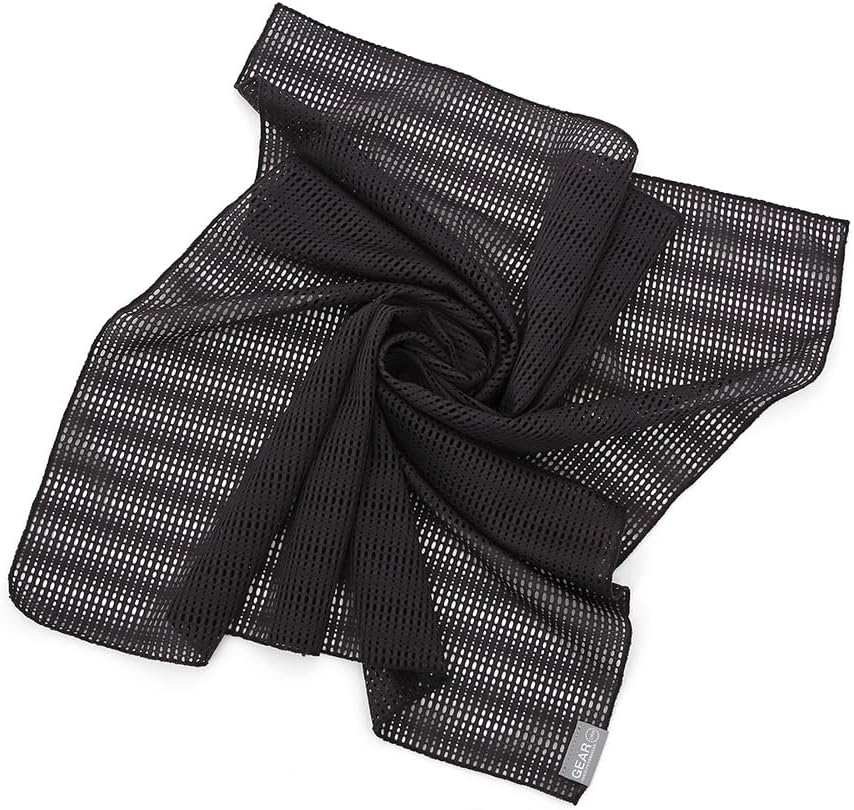 UNDERCONTROL Quick-Dry Mesh Scarf Lightweight Breathable Outdoor Bandana for Hiking, Running, Camping, Gorpcore Style Korea