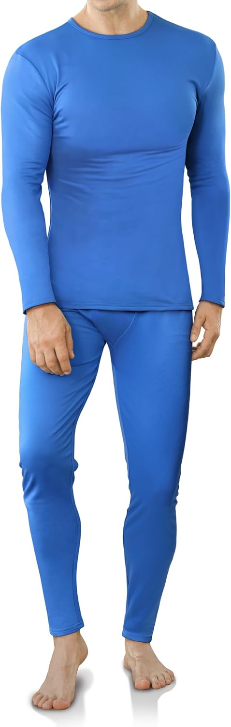 Thermal Underwear for Men Fleece Lined Long Johns for Mens Winter